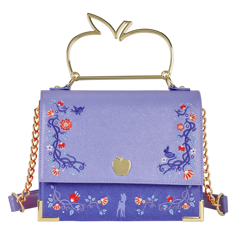 Snow White Shimmer Crossbody Bag